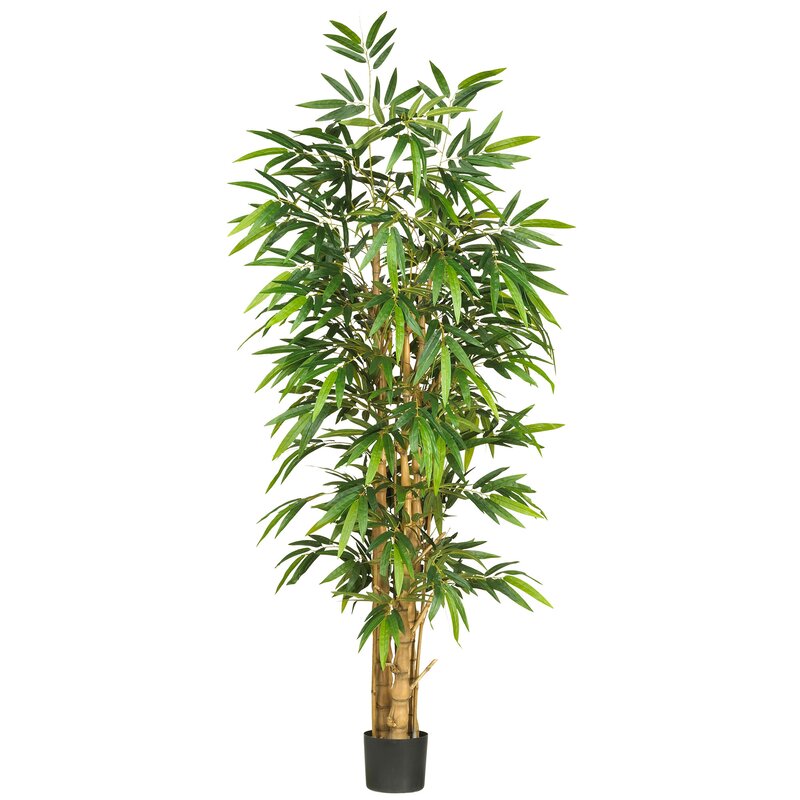 Charlton Home® 72" Artificial Bamboo Tree In Pot & Reviews | Wayfair